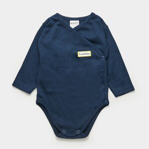 ROCKETBABY Bodysuit Kimono Long Sleeve Navy